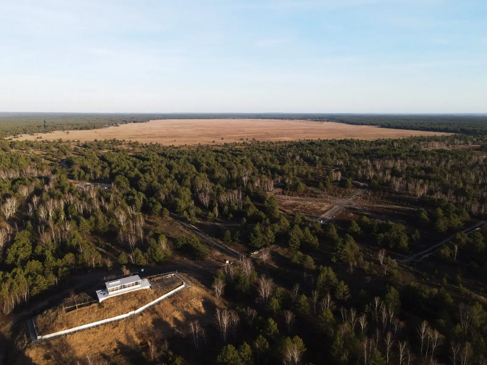 Luftaufnahme der Lieberoser Heide